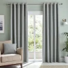 Bondi Eyelet Readymade Curtains Mineral