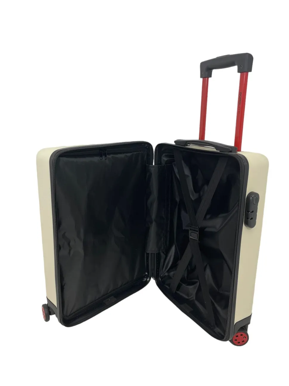 Bordlite 20" Lightweight Wheel Suitcase White