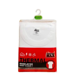 Boys White Thermal Short Sleeve T-Shirt