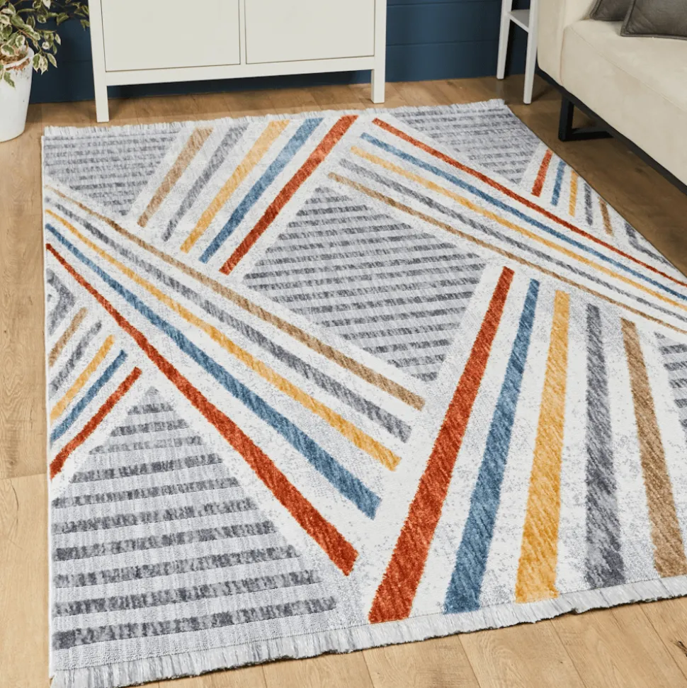 Broadway Striped Pattern Rug