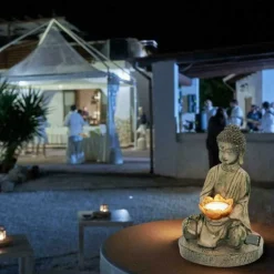 Buddha Garden Solar Light