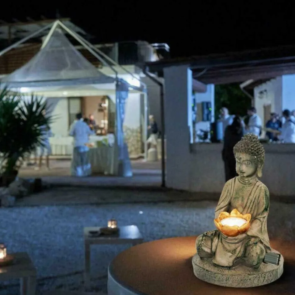 Buddha Garden Solar Light