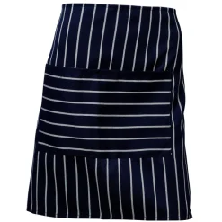 Butcher Half Apron Blue & White Stripe 103-095
