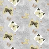 Butterfly Oil Cloth Tablecloth BU60 - Price by the Metre