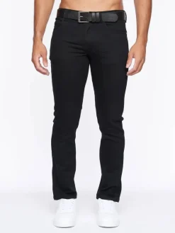 Cadman Straight Jeans Black Wash by Crosshatch