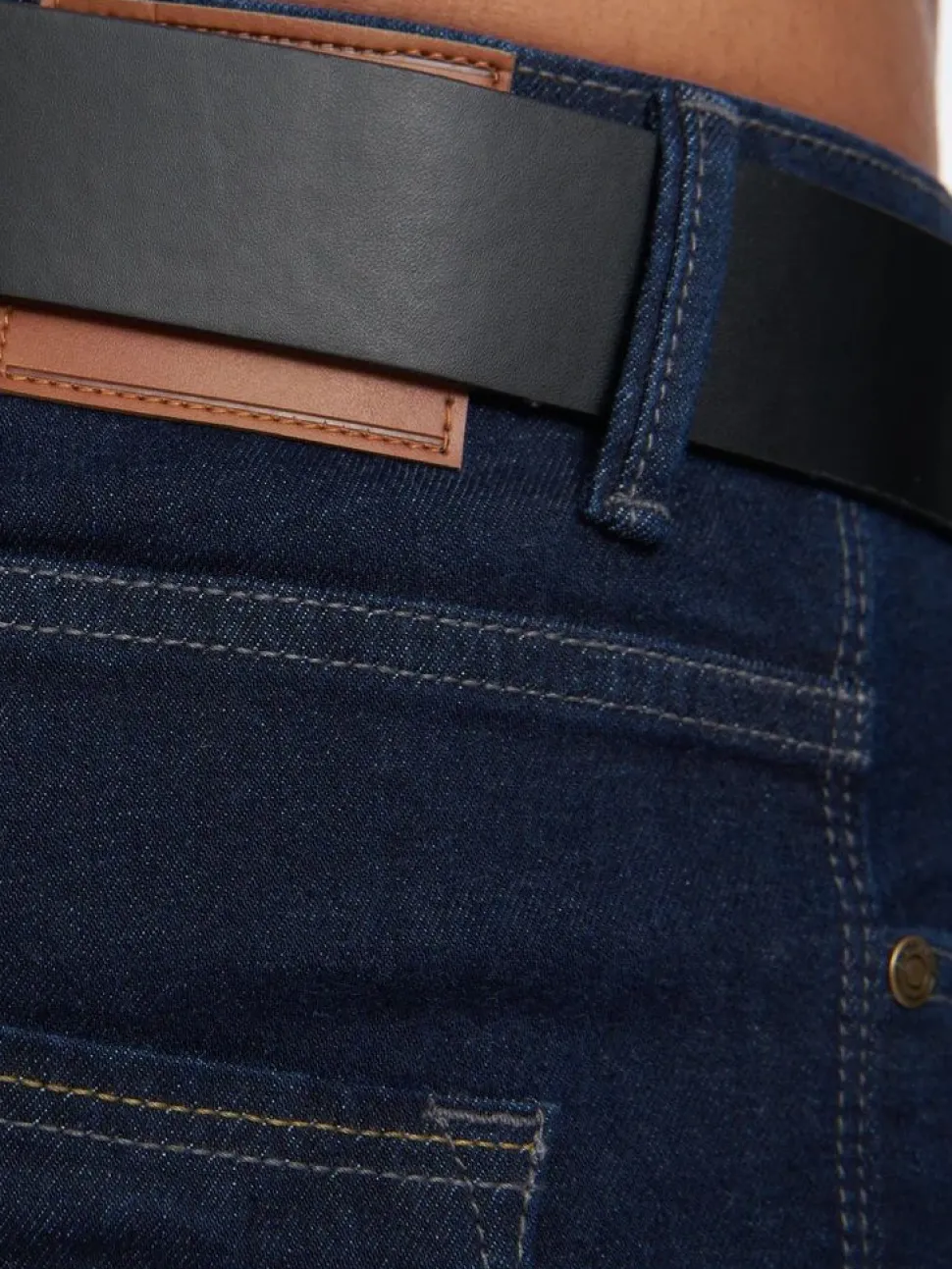 Cadman Straight Jeans Dark Wash by Crosshatch