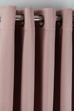 Cali Blush Blackout Eyelet Readymade Curtains