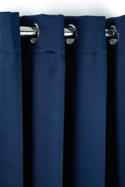 Cali Navy Blackout Eyelet Readymade Curtains