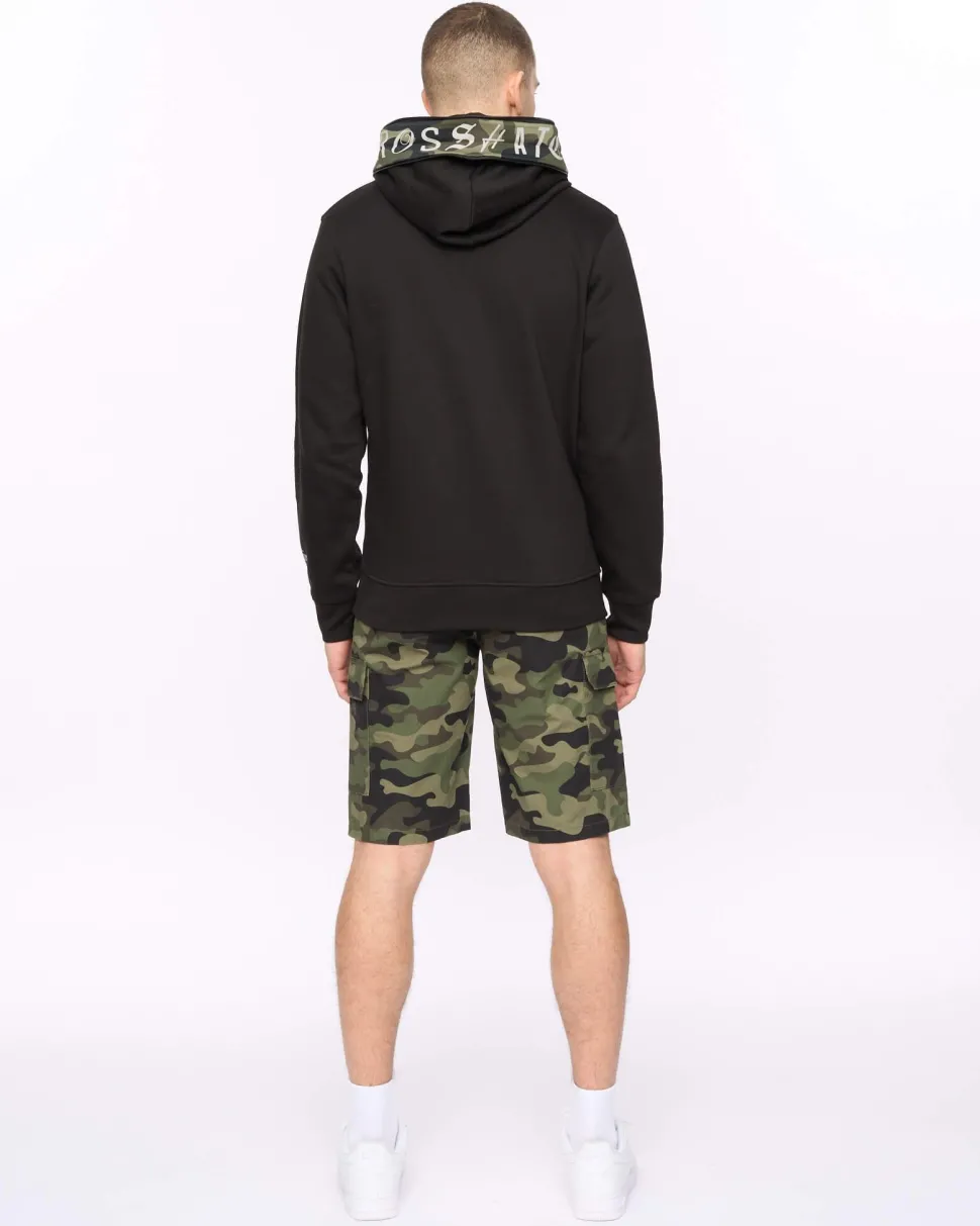 Camtort Hoodie Black by Crosshatch