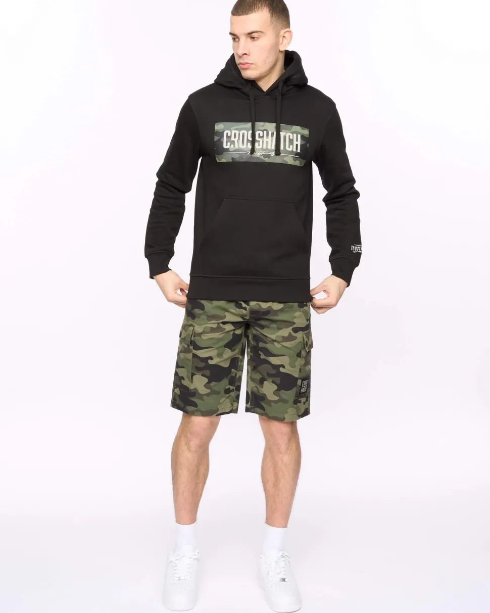 Camtort Hoodie Black by Crosshatch