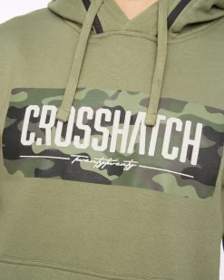 Camtort Hoodie Olive by Crosshatch