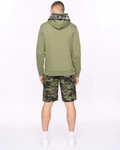 Camtort Hoodie Olive by Crosshatch