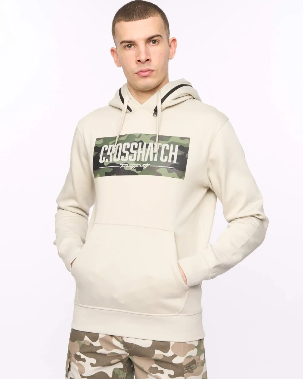 Camtort Hoodie Stone by Crosshatch