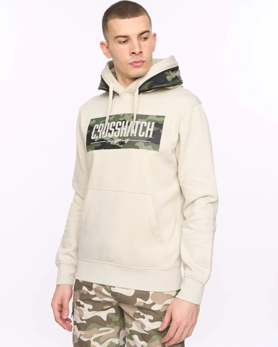 Camtort Hoodie Stone by Crosshatch