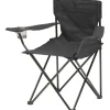 Canvas Chair With Arms Black