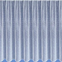 Capri White Net Curtains - Price by the Metre
