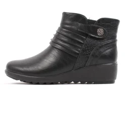 Cara Women's Comfort Walk Boots Black
