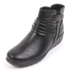 Cara Women's Comfort Walk Boots Black