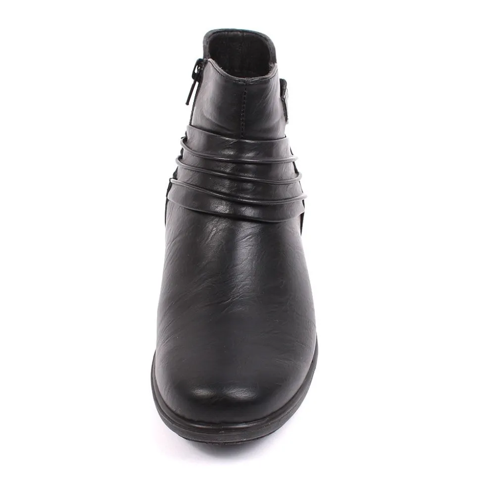 Cara Women's Comfort Walk Boots Black