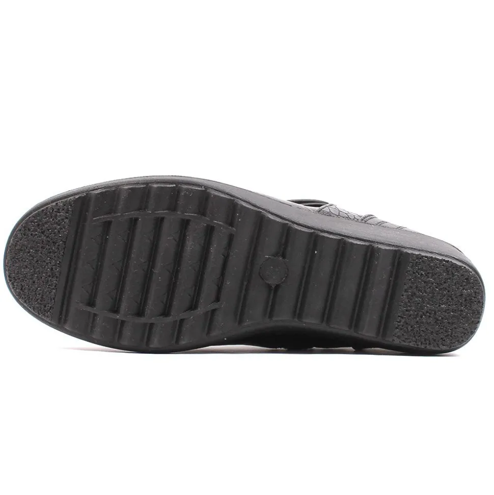 Cara Women's Comfort Walk Boots Black