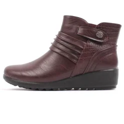 Cara Women's Comfort Walk Boots Wine