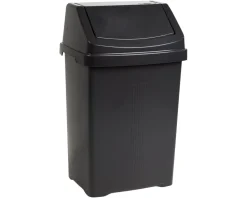 Casa 50 Litre Swing Bin Midnight
