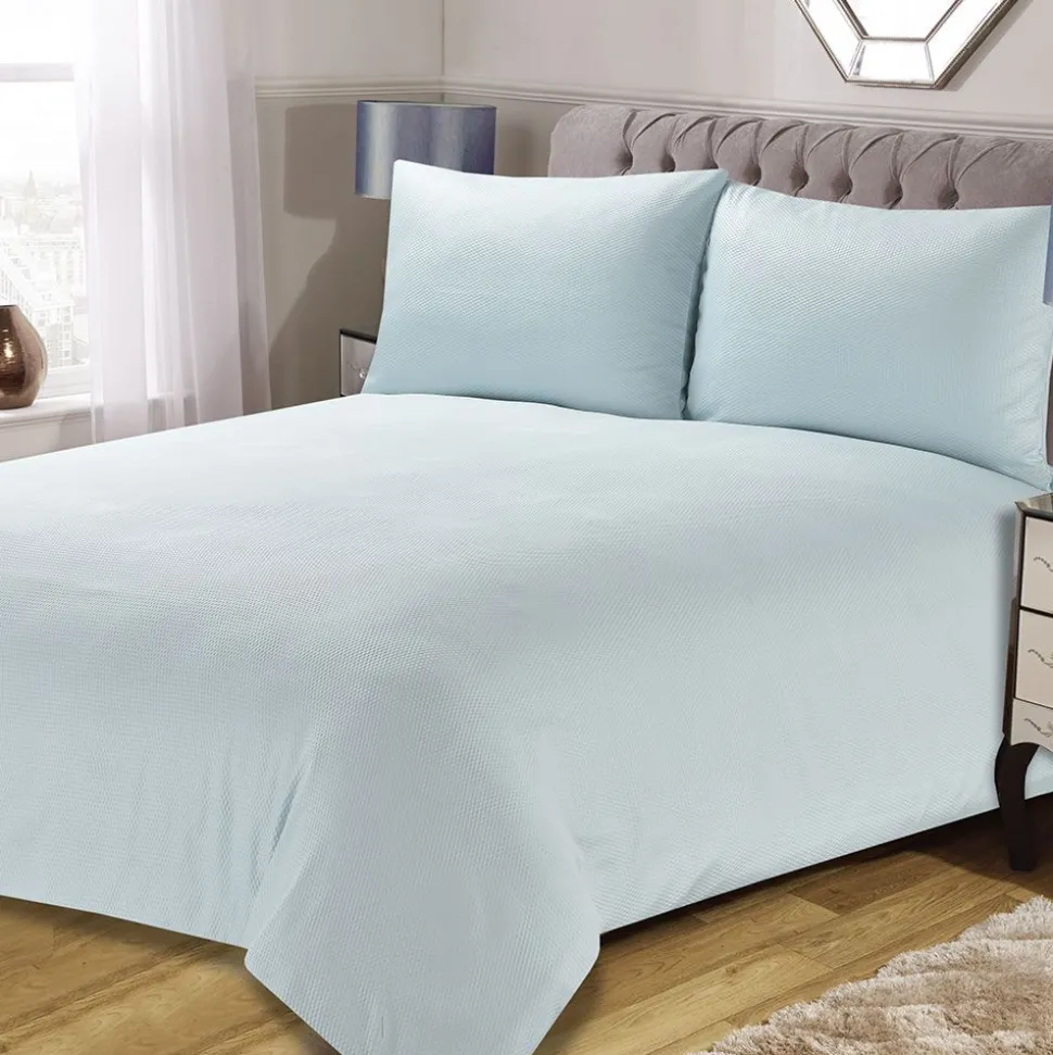 Cassandra Dotty Duvet cover Set Duckegg