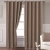 Cavendish Eyelet Readymade Curtains Taupe 90x90