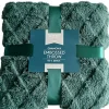 Chamonix Embossed Throw Forest