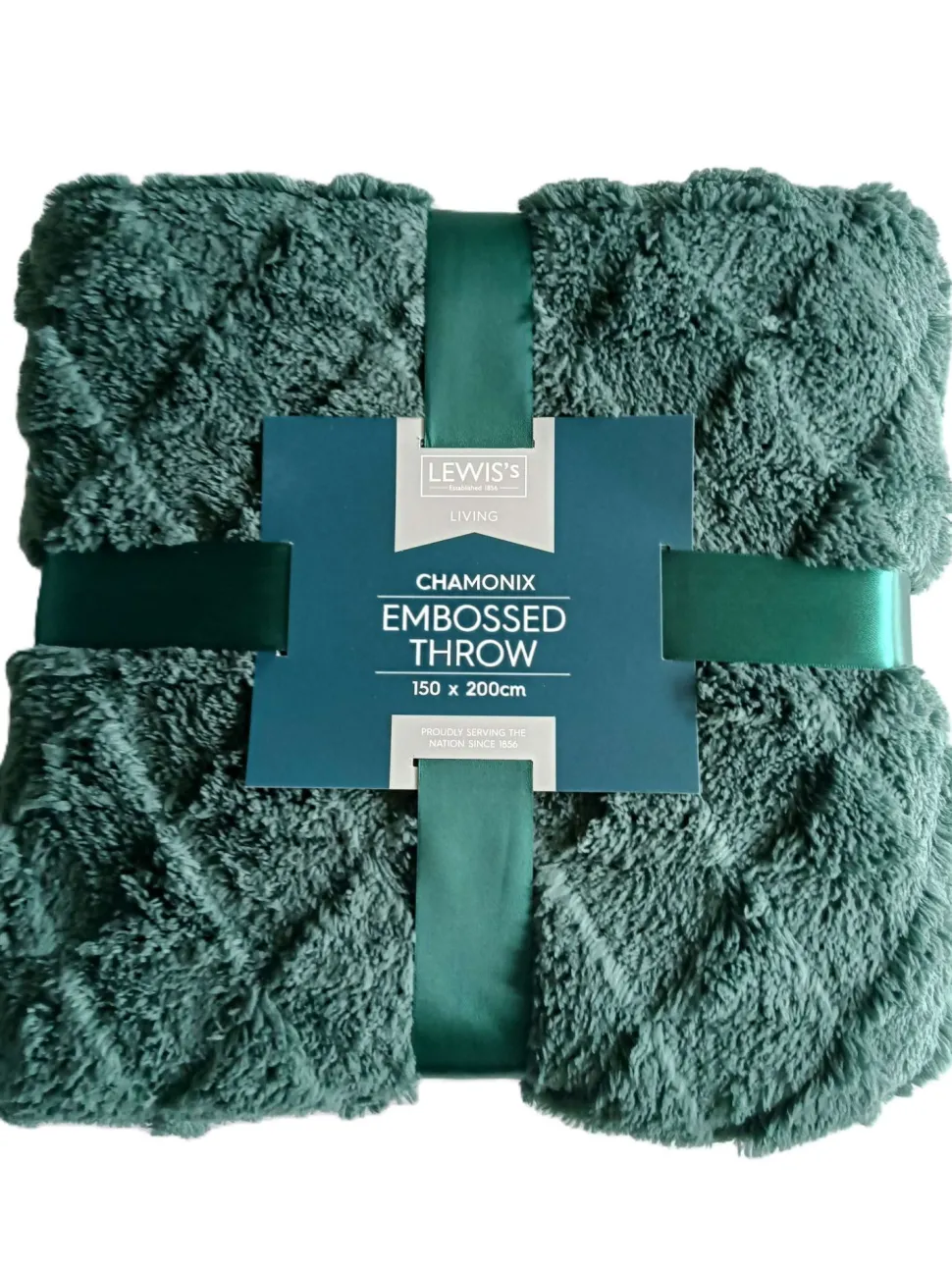 Chamonix Embossed Throw Forest