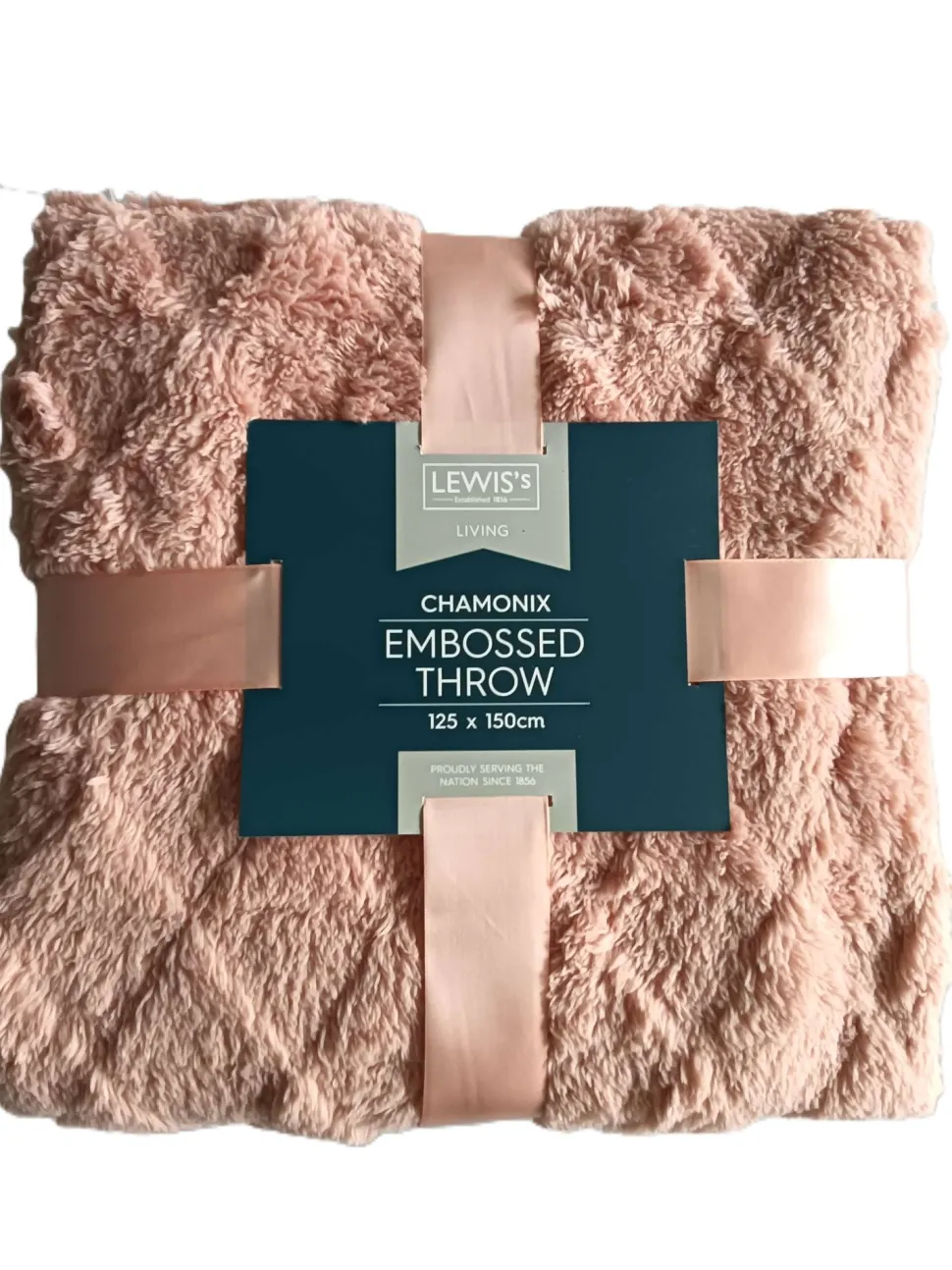 Chamonix Embossed Throw Rose