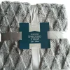 Chamonix Embossed Throws Silver