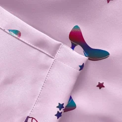 Charm Metallic Unicorn Kids Eyelet Readymade Curtains