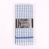 Check Tea Towels Blue 3 Pack