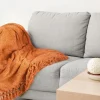 Chenille Throw Burnt Orange