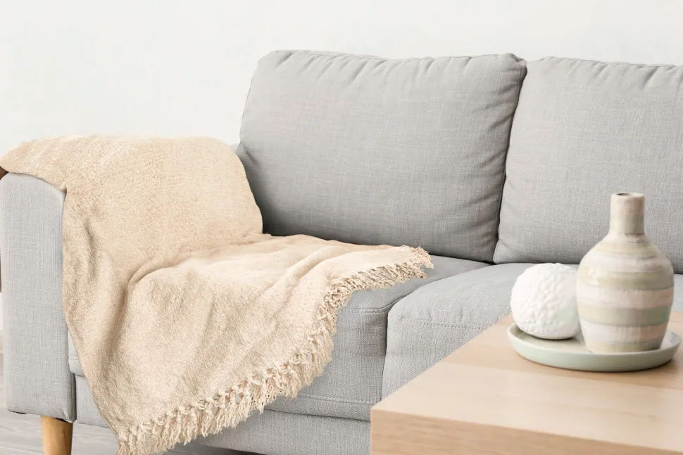 Chenille Throw Natural