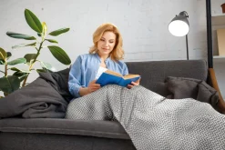 Cherokee Recycled Cotton Throw - Silver