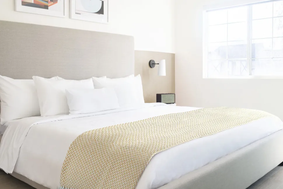 Cherokee Recycled Cotton Throw - Ochre