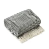 Cherokee Recycled Cotton Throw - Black