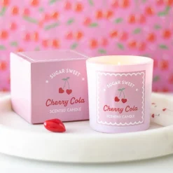 Cherry Cola Glass Candle