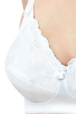 Chiara Embroidered Non-Wired Bra by Marlon