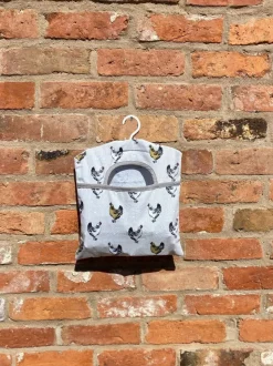 Chicken Designed Peg Bag with Hanger Top