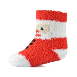 Christmas 2 Pack Socks Santa Red Stripe