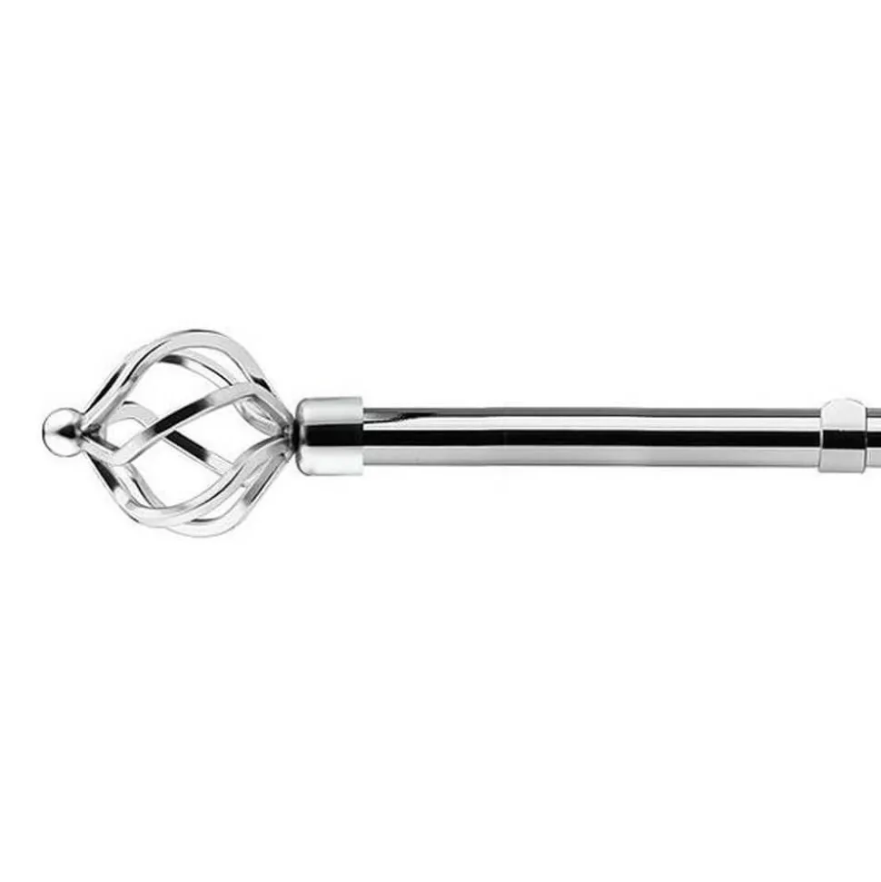 Chrome Cage Curtain Pole 25/28mm