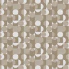 Circle Beige Oil Cloth 1219-1 - Price by the metre
