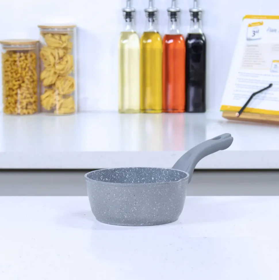 Classic 16cm Grey Non Stick Milk Pan