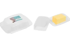 Clear Butter Dish With Lid