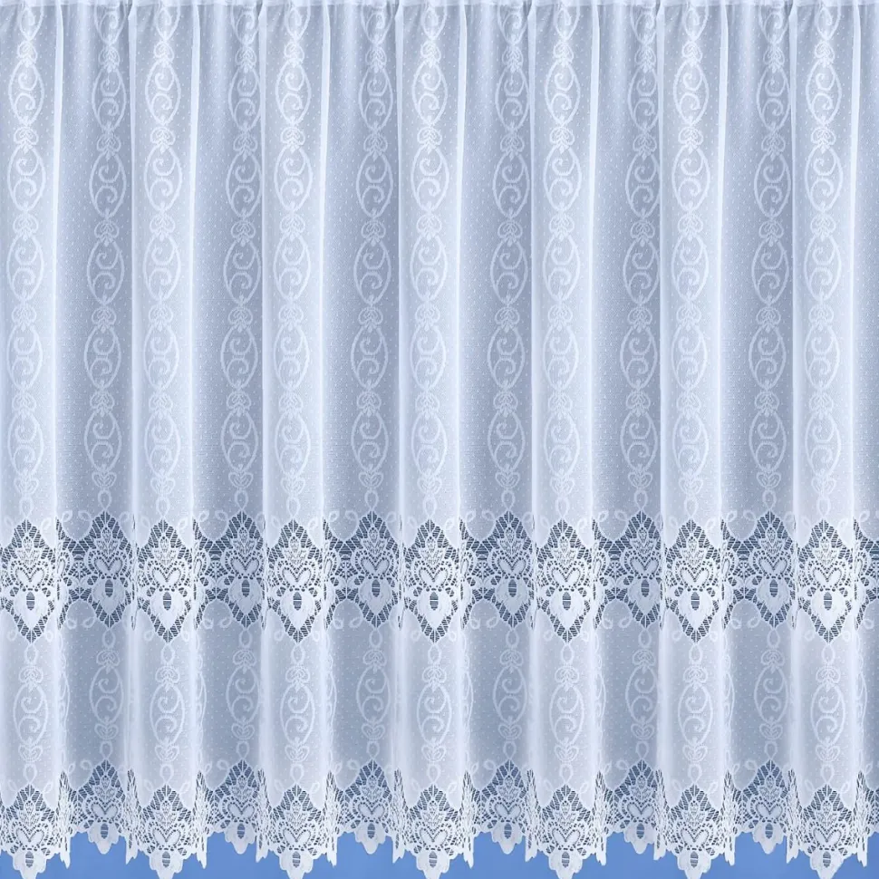 Cleveland White Net Curtains - Price by the Metre