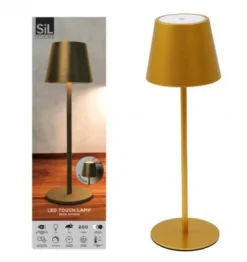 36cm IP54 LED Touch Lamp Gold