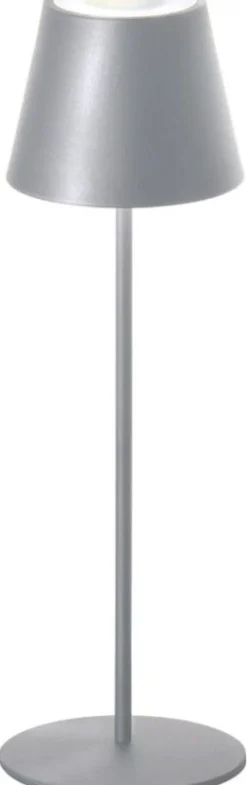 36cm IP54 LED Touch Lamp Silver